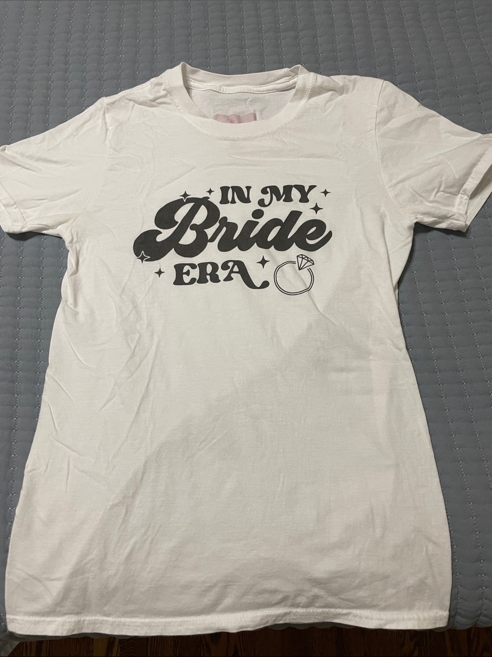 White "In My Bride Era" Graphic Tee